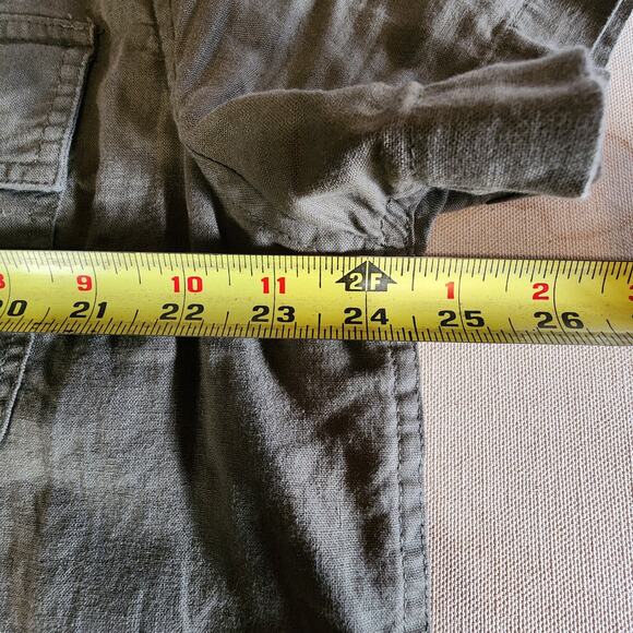 Mens Mutual Weave Short Sleeve Button Up Shirt Surplus Military Safari Green XL - Picture 10 of 13